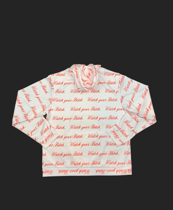 All-Over Script Logo Hoodie