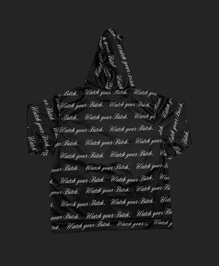 All-Over Script Logo Hoodie