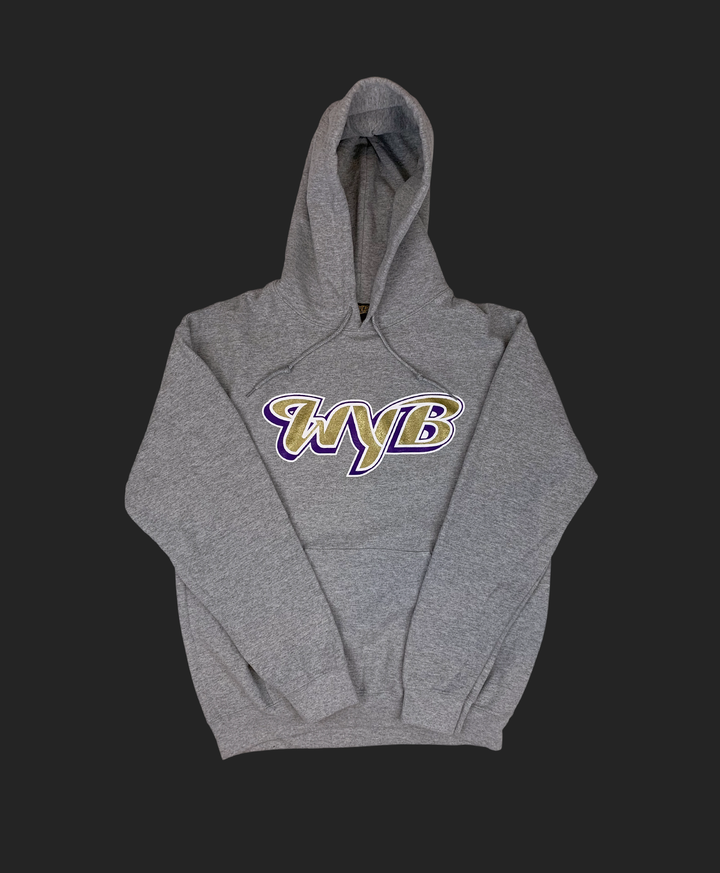 WYB Initials Hoodie Metallic Gold